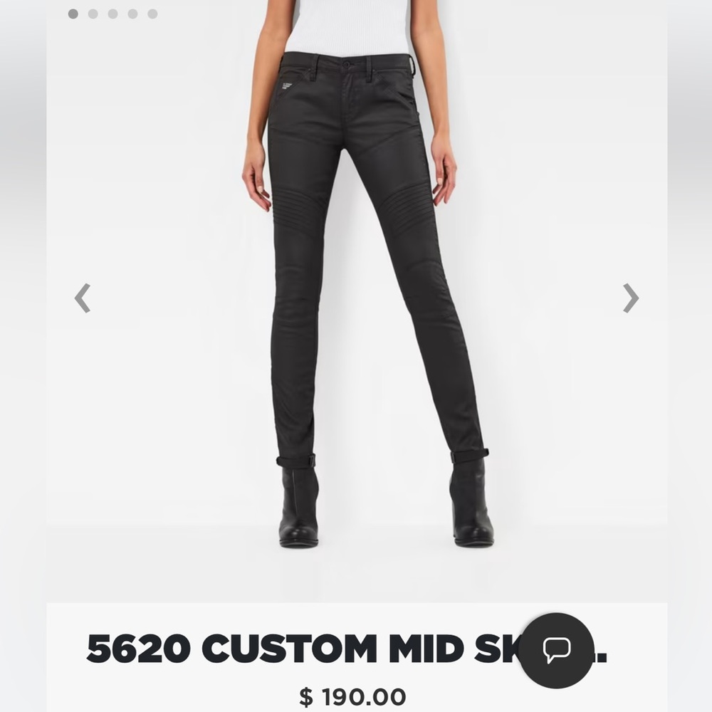 G-Star Raw women’s pants 5620 mid skinny 26W 34L
